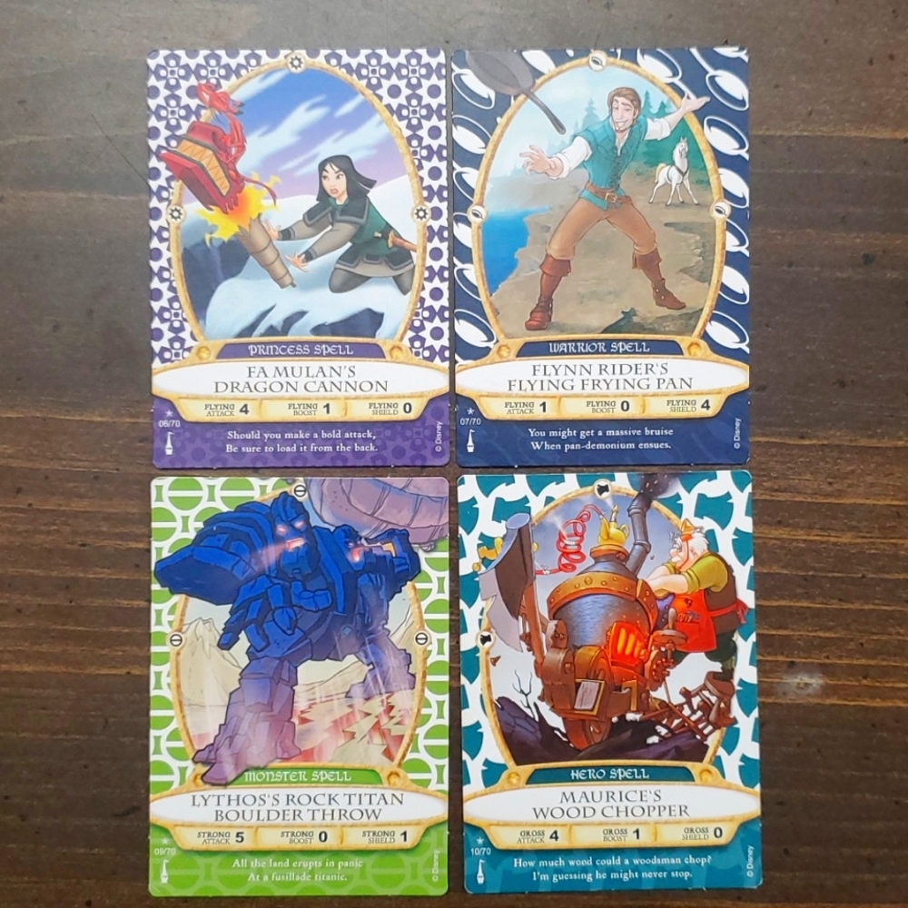 Rare Sorcerers of the Magic Kingdom Cards - Set of 4